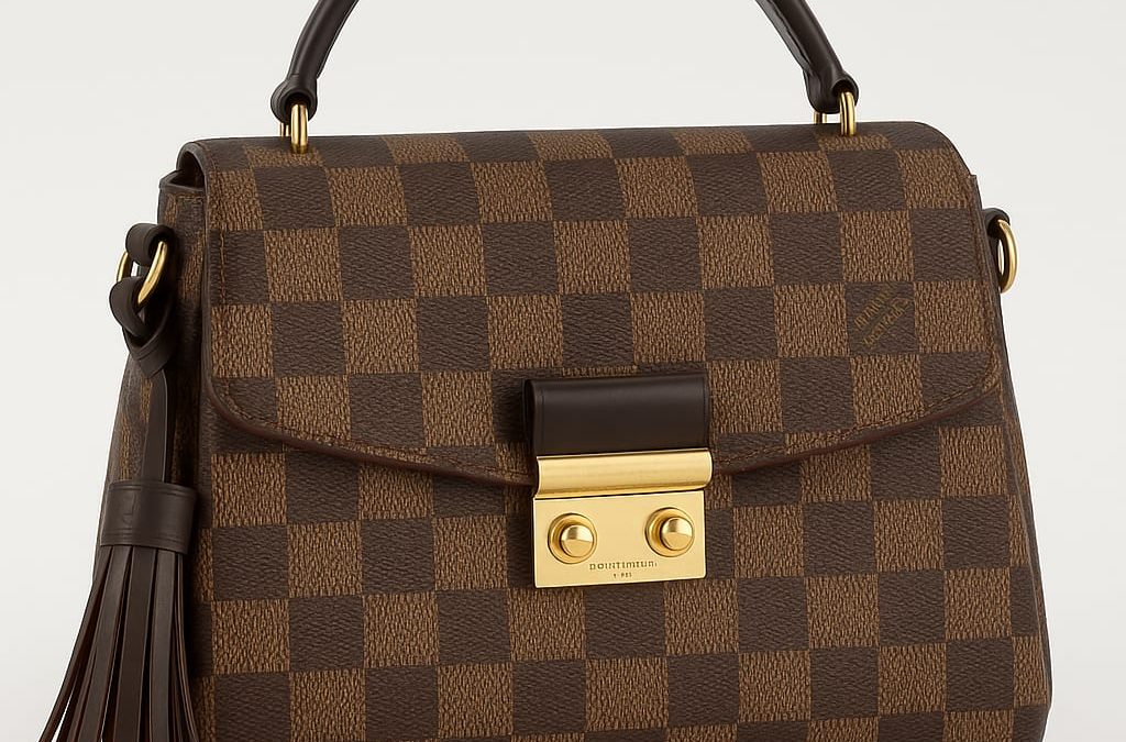 Louis Vuitton Damier Ebene Croisette Bag