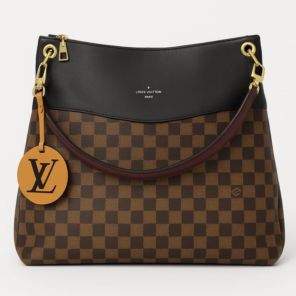 Louis Vuitton Maida Damier Ebene Handbag front view