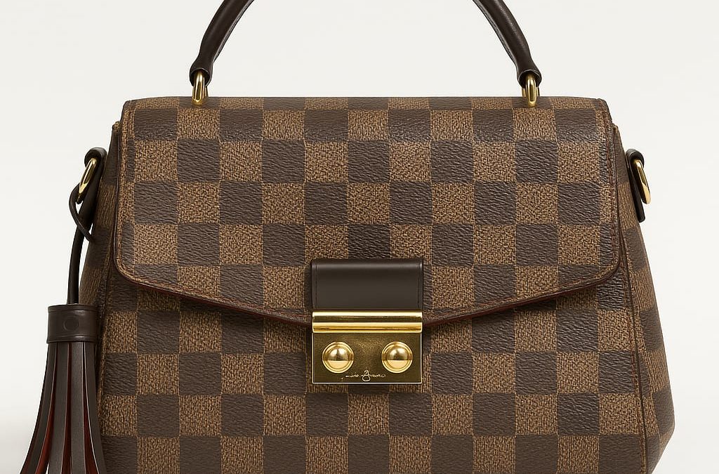 Louis Vuitton Damier Ebene Croisette Bag for Sale