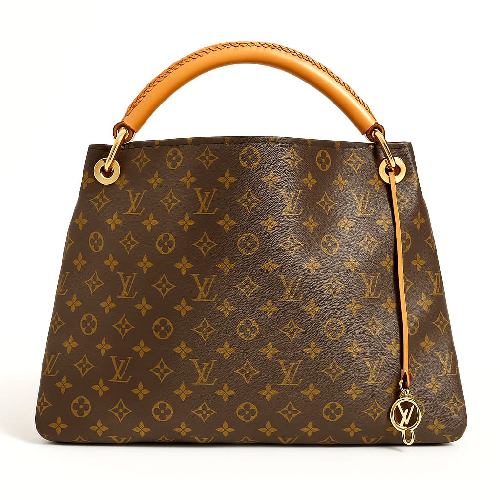 Louis Vuitton Artsy MM Monogram Canvas Bag front view