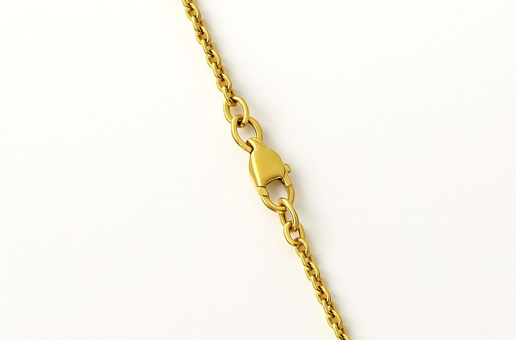 Stunning 14K Yellow Gold Cable Link Chain – 20 Inch