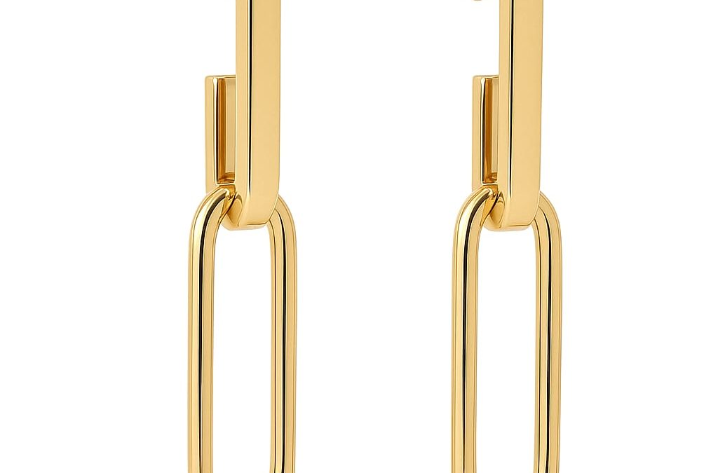 Discover 14K Gold Paperclip Earrings in San Diego