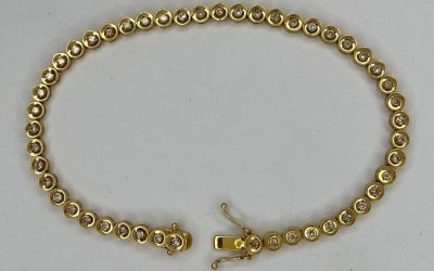 18K Gold Diamond Tennis Bracelet: Elegance in Every Detail