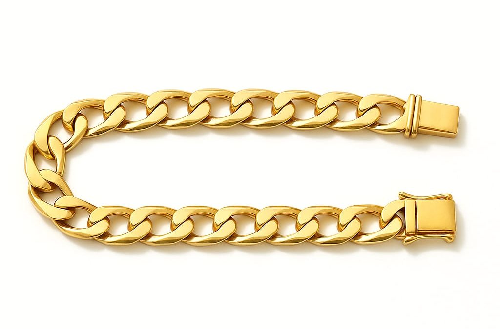 Discover the Elegance of Our 14K Yellow Gold Curb Bracelet