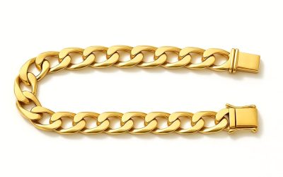 Discover the Elegance of Our 14K Yellow Gold Curb Bracelet