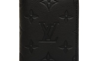 Discover the Louis Vuitton Pocket Organizer in Black Monogram Shadow