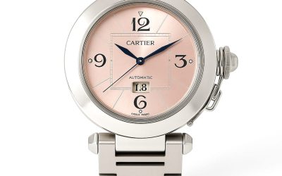 Cartier Pacha C 35mm Pink Dial Watch for Women