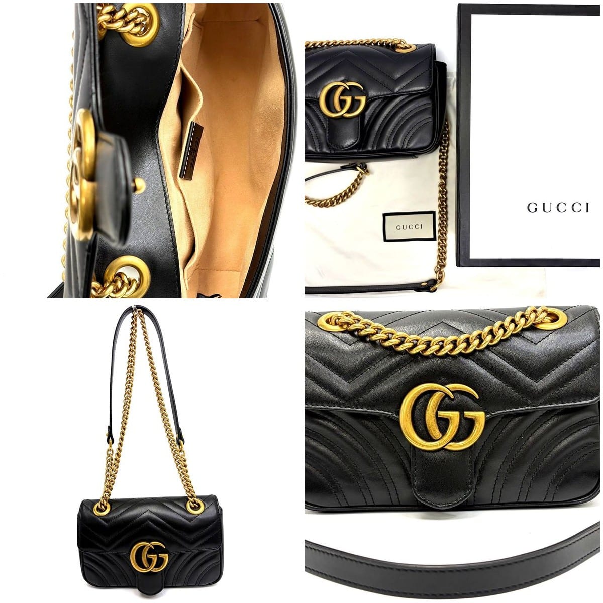Gucci GG Marmont bag with adjustable chain strap