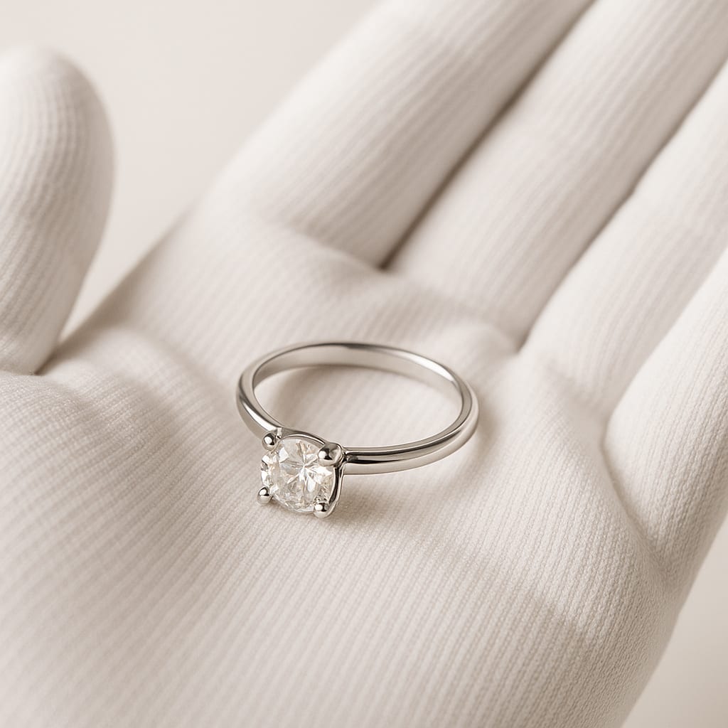 Spring ring clasp of the necklace