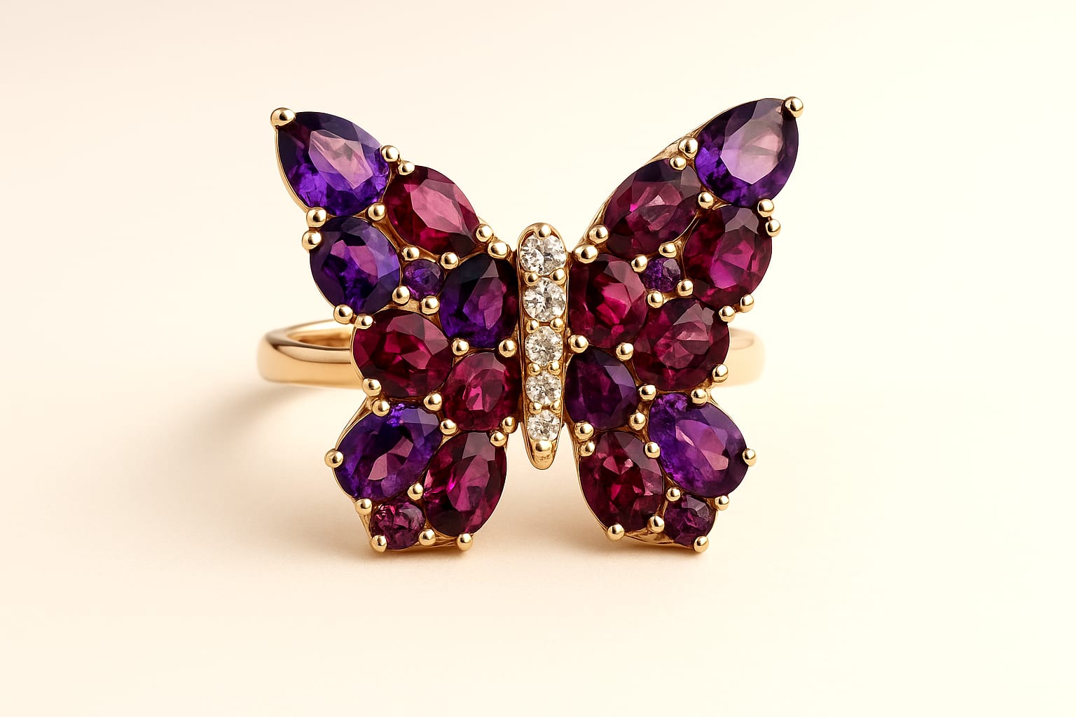Effy Butterfly Ring luxury display