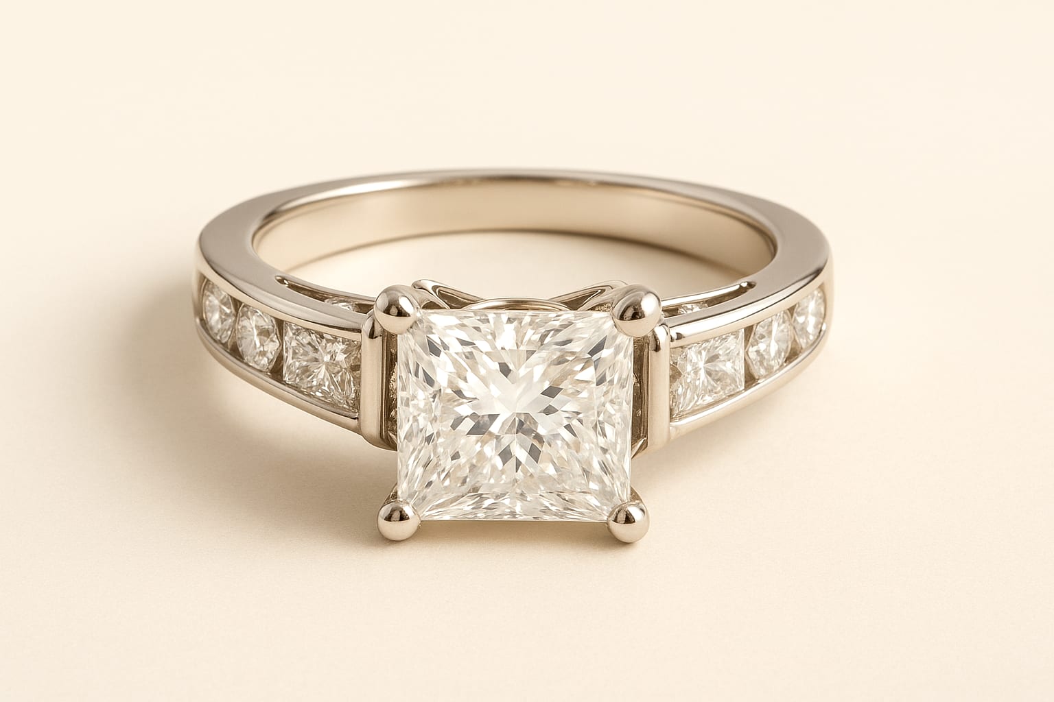 Luxury diamond ring display