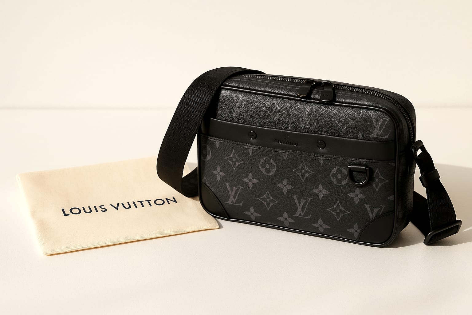 Interior and exterior pockets of the bag
