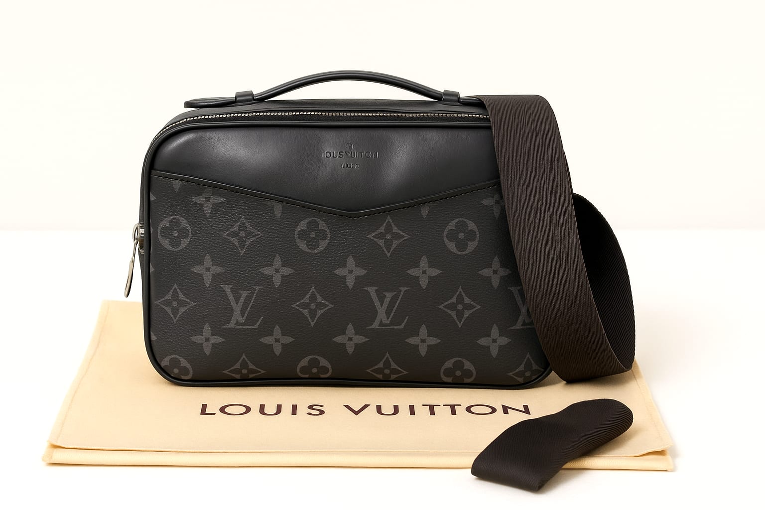 Louis Vuitton Explorer BumBag on display