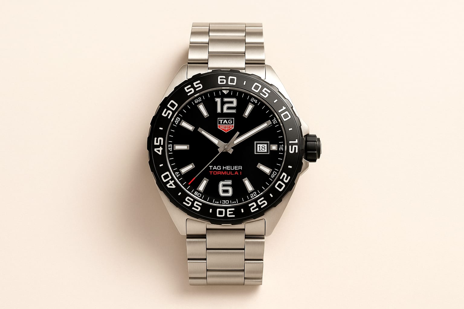 Luxury display of the Tag Heuer Formula 1 watch