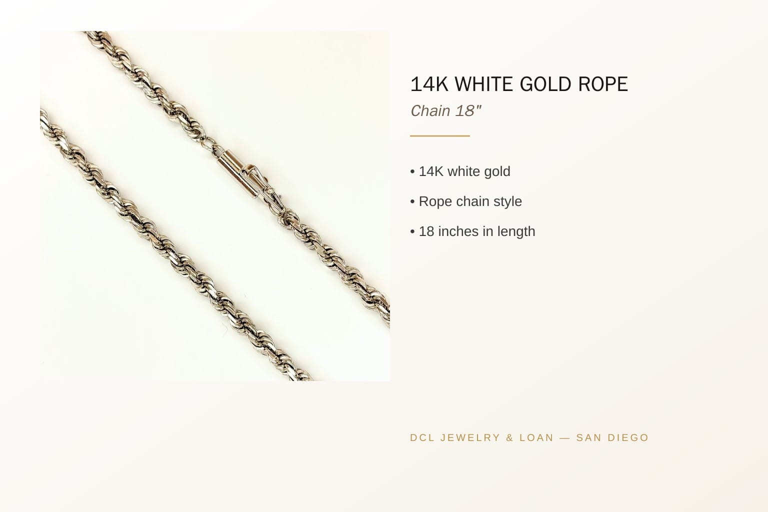 Infographic about DCL Jewelry & Loan services