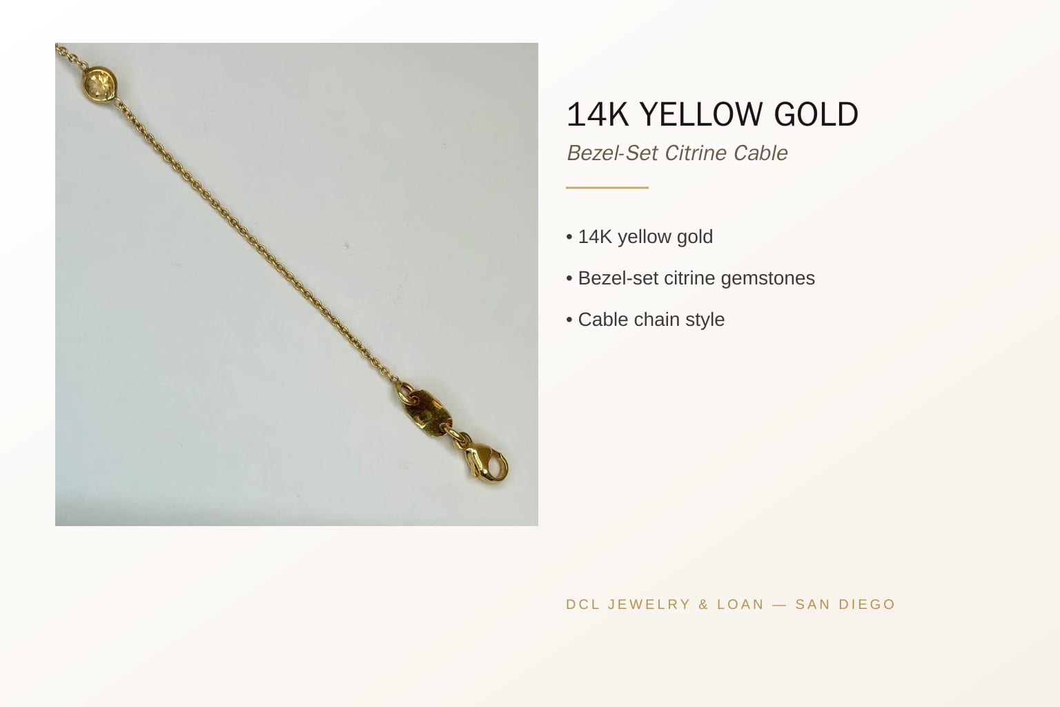 Infographic detailing necklace features