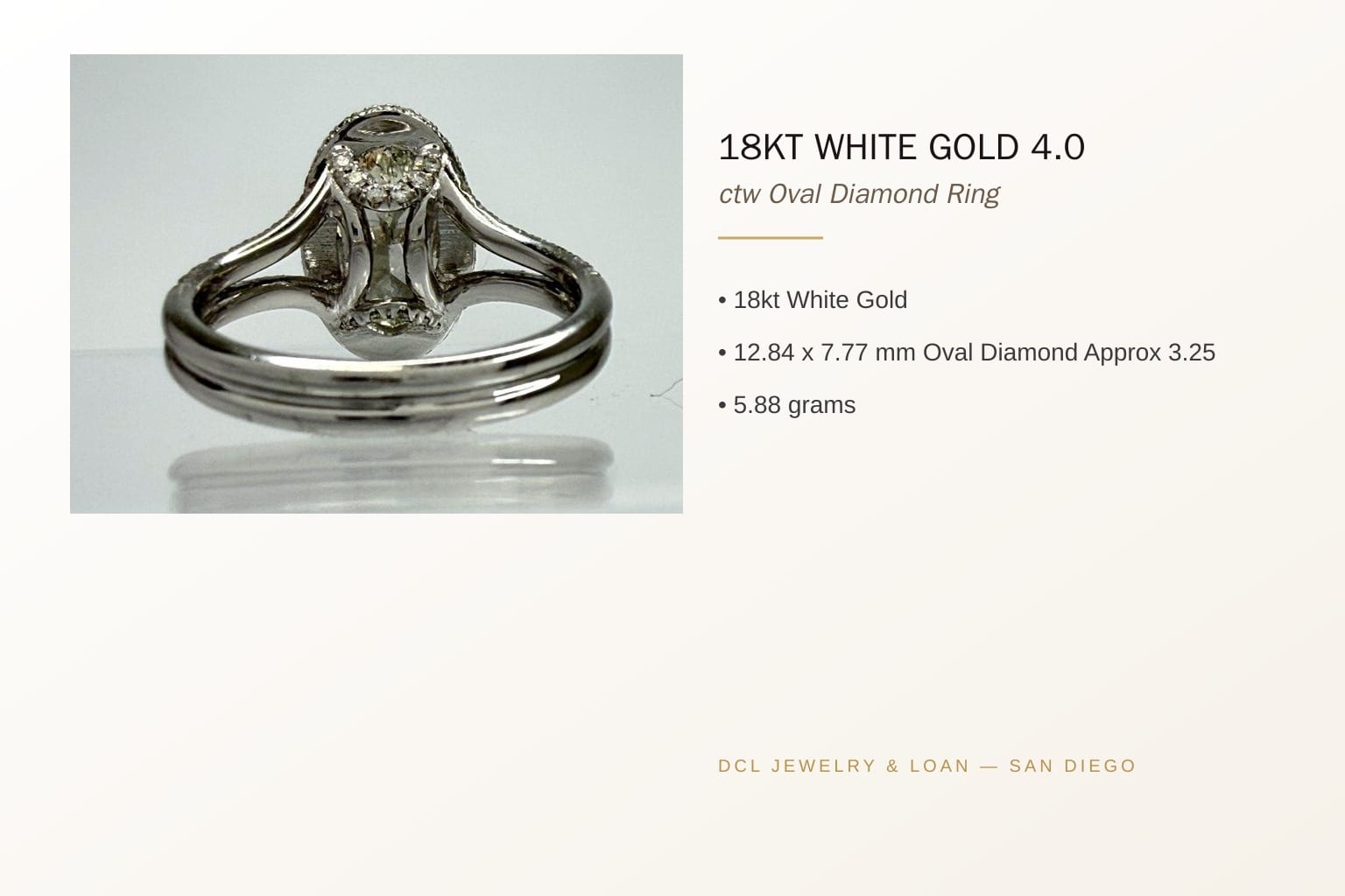 Infographic of Diamond Ring Specifications