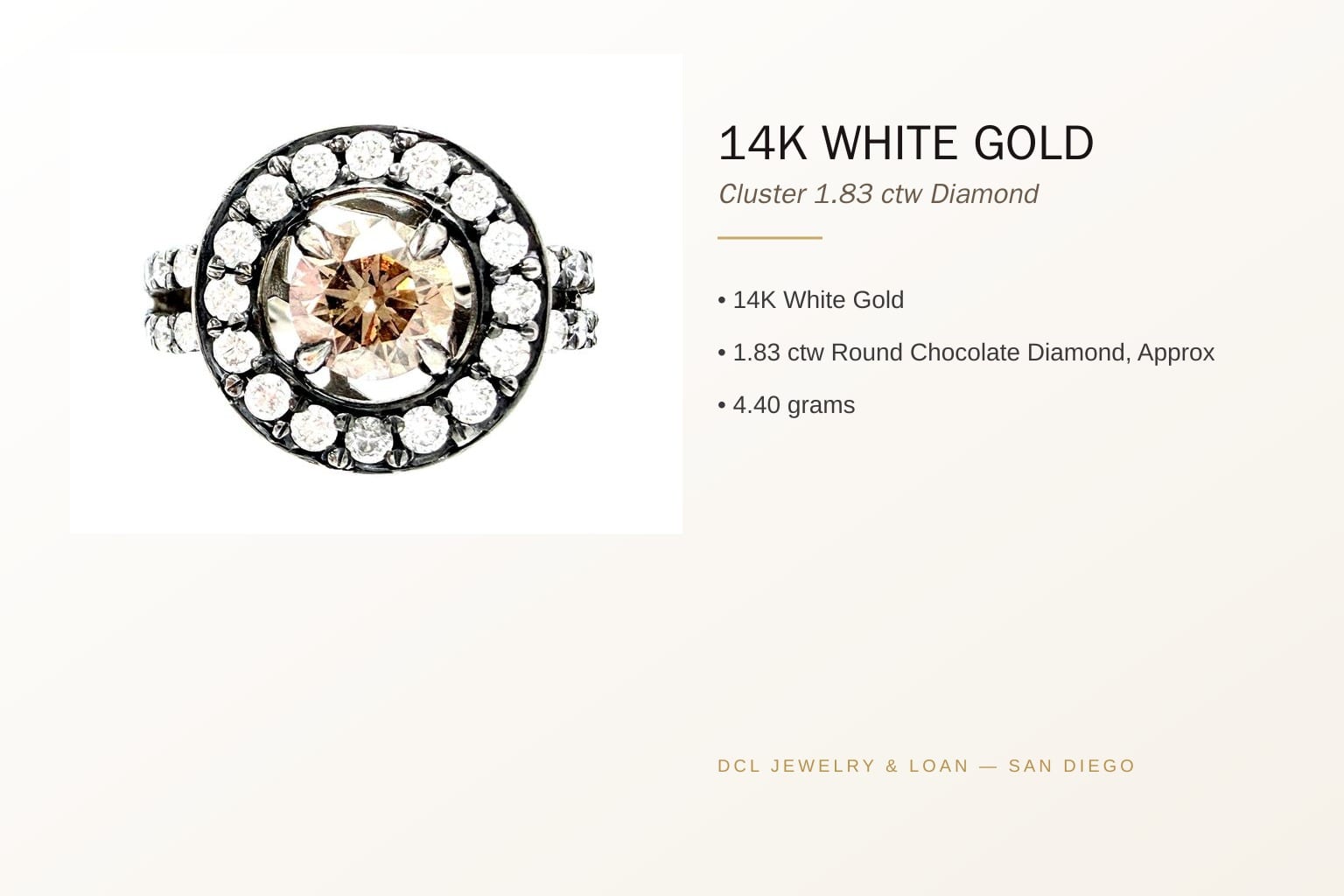 Infographic banner for luxury jewelry services