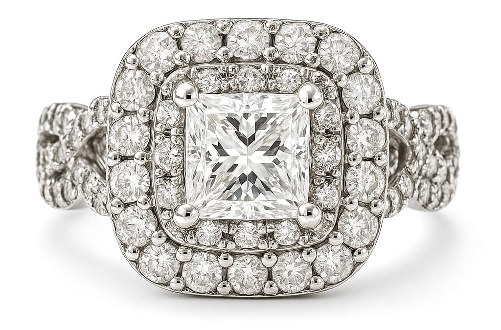 Neil Lane 14K White Gold 1.12 ctw Diamond Ring