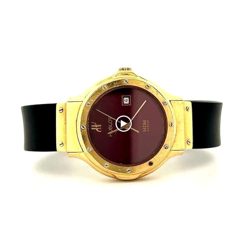 Hublot MDM Geneve 18K yellow gold wristwatch