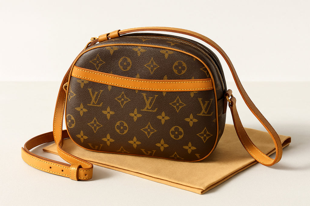 Louis Vuitton Monogram Blois Crossbody Bag on white background