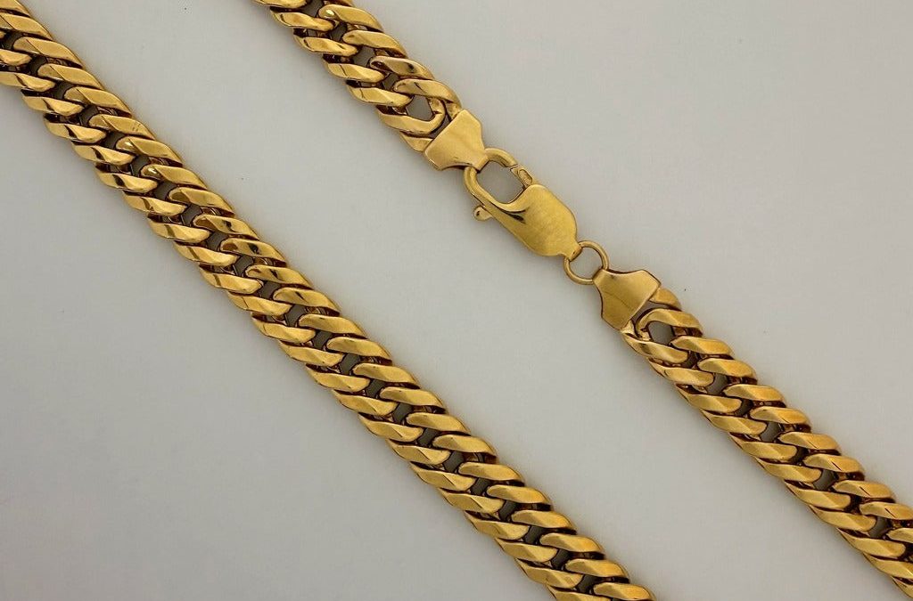 10K Yellow Gold Cuban Link Chain: Classic Elegance