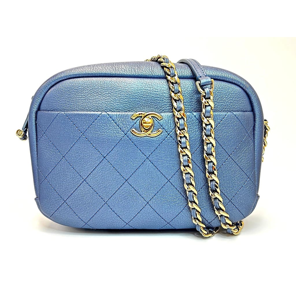 Chanel Camera Bag with chain and leather shoulder strap