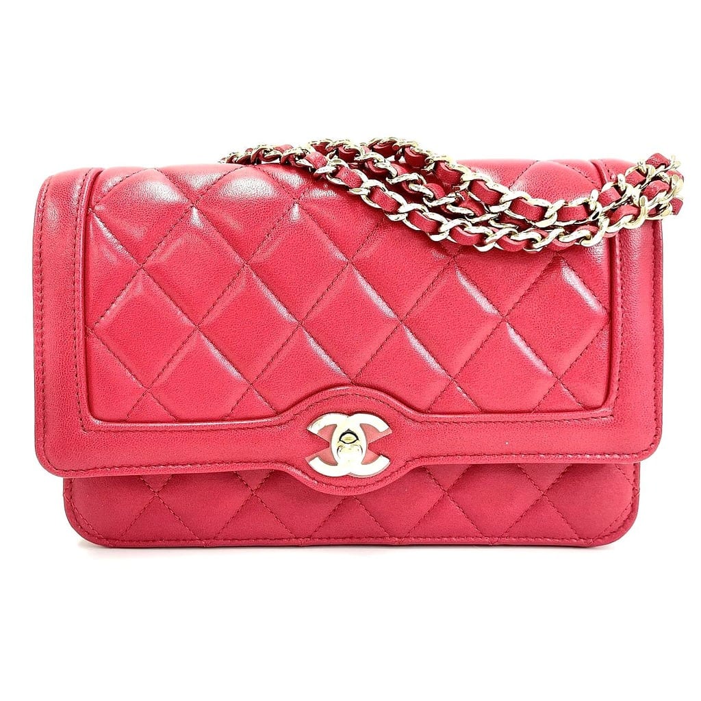 Chanel Wallet on Chain interior view