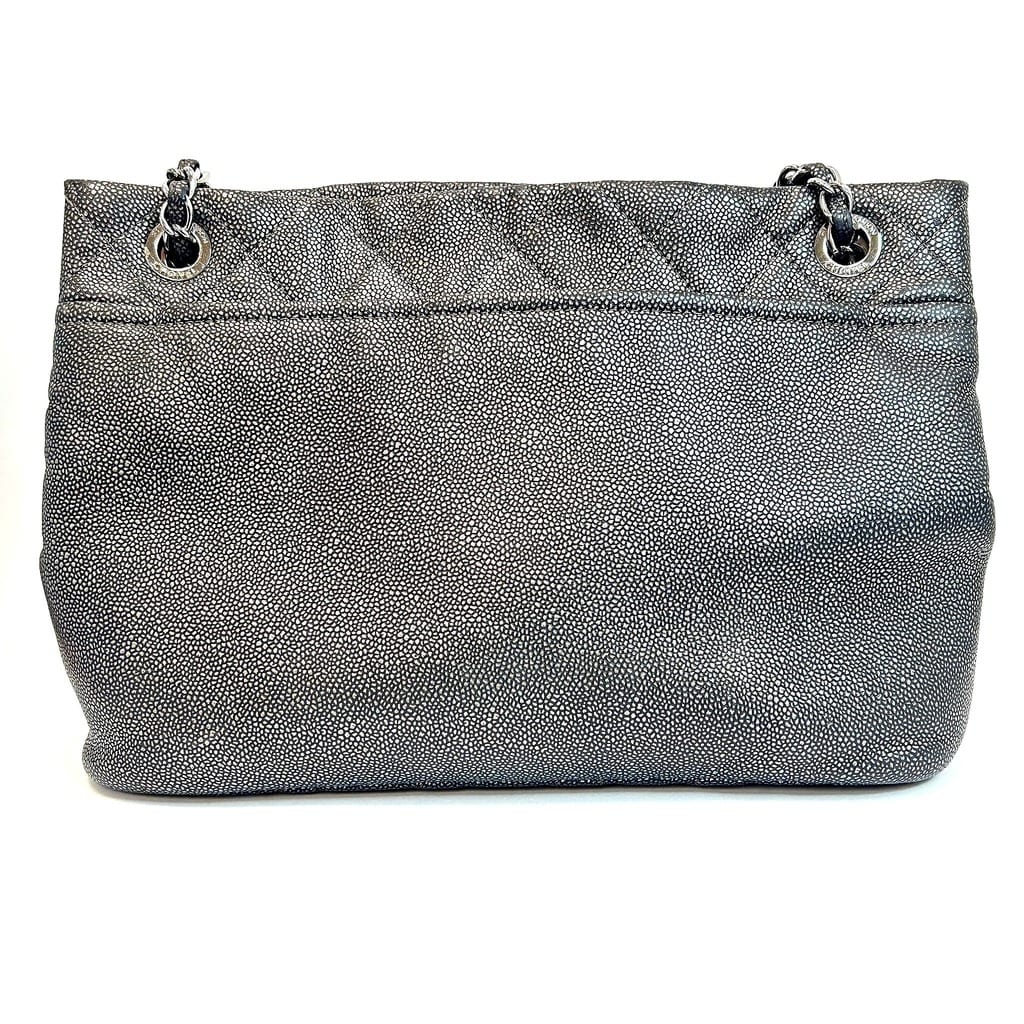 Ruthenium Hardware and CC Logo on Chanel Tote