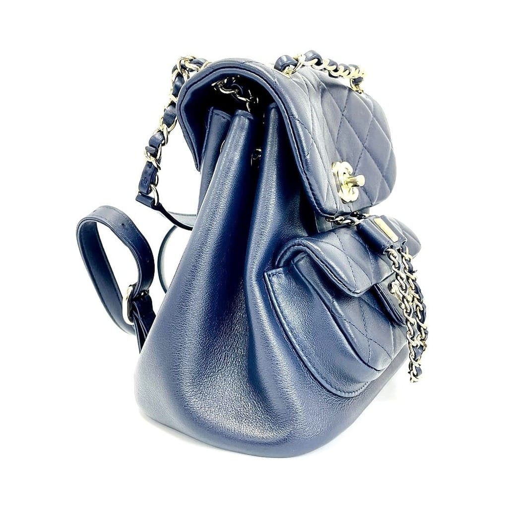 Chanel Duma Backpack interior view