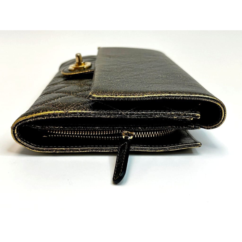 Chanel clutch side view
