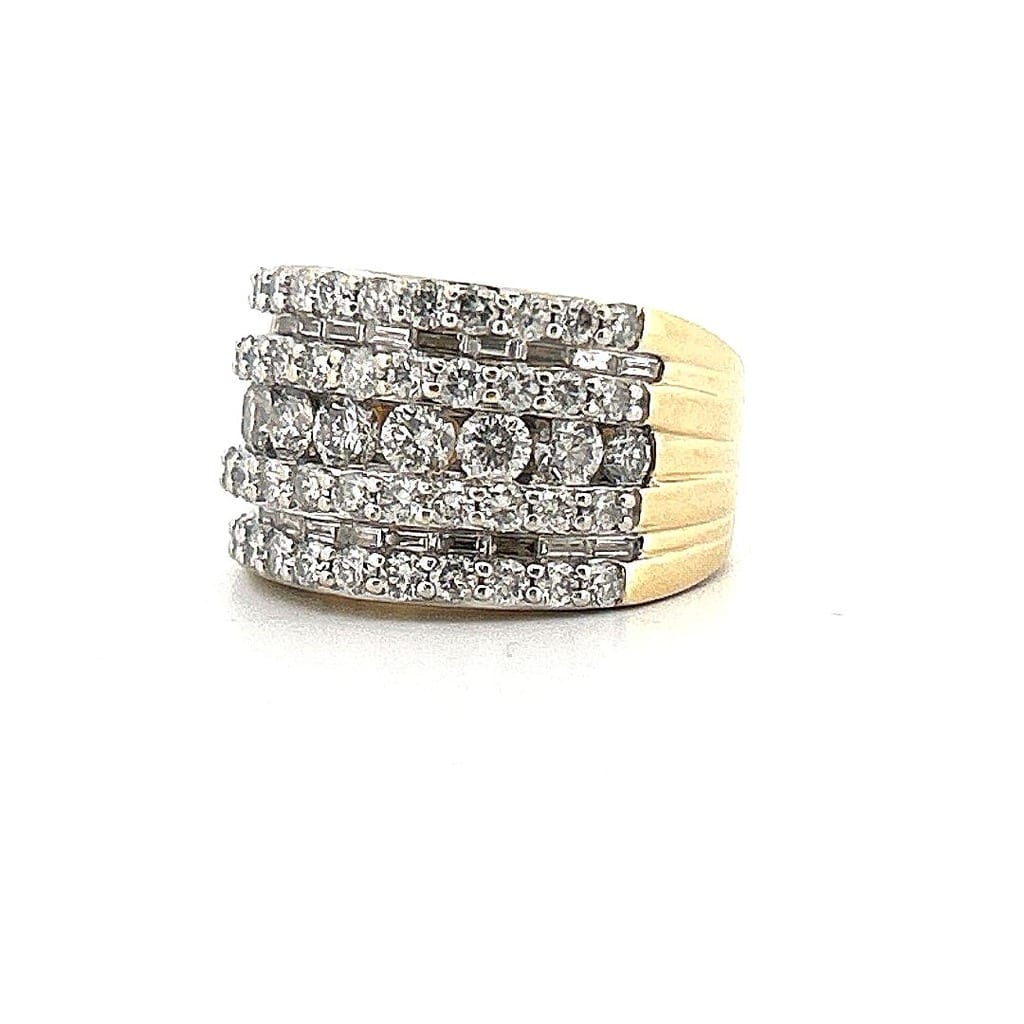 Diamond ring on display at DCL Jewelry & Loan