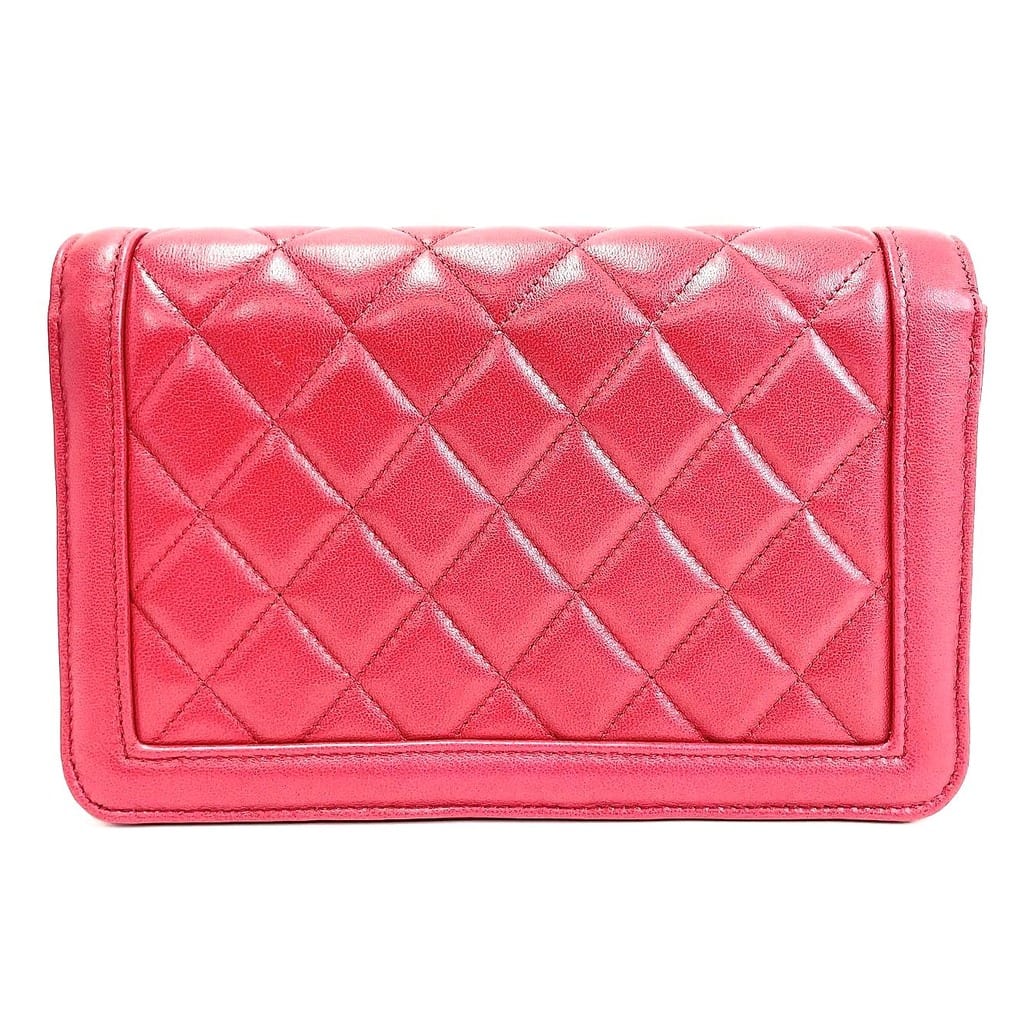 Chanel Wallet on Chain back view
