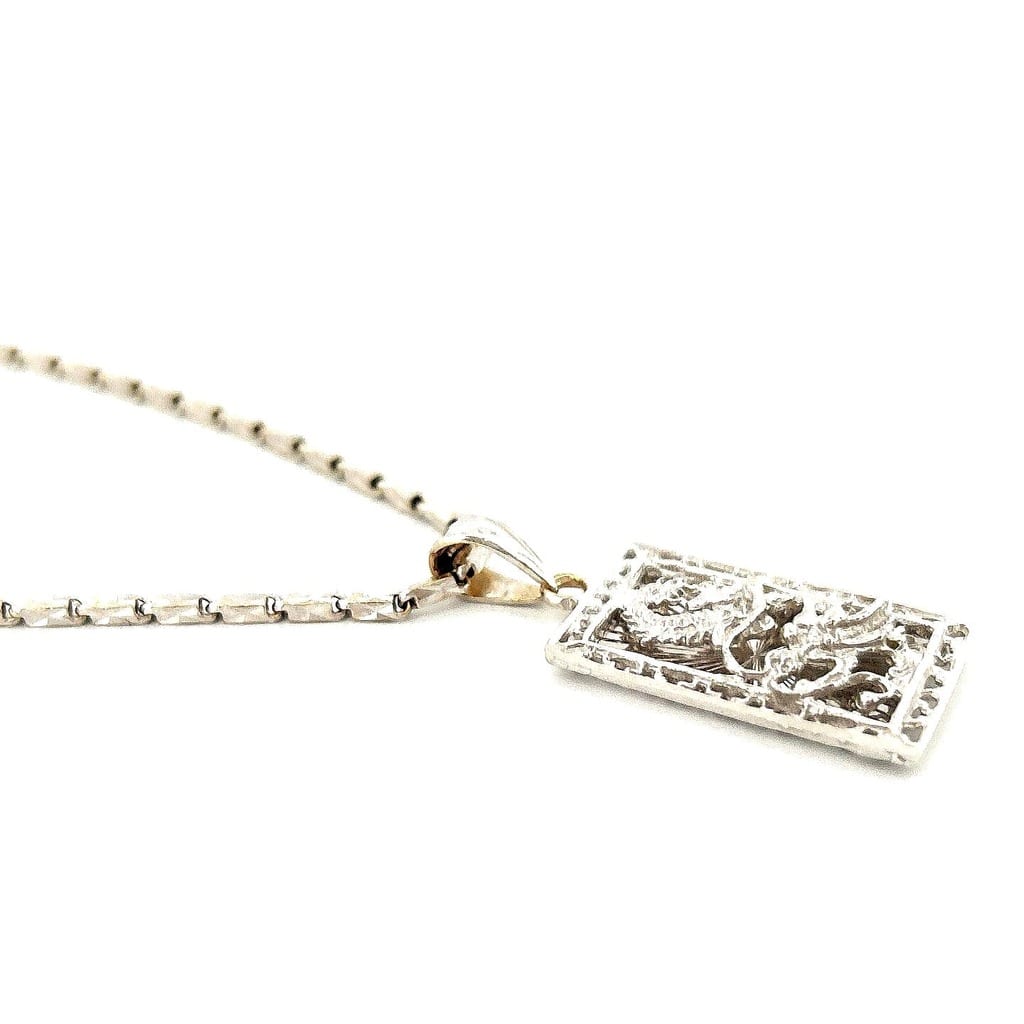 Necklace displayed in a jewelry box