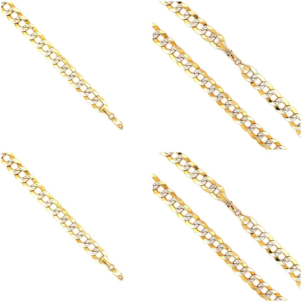 Lifestyle image of 14K Yellow Gold Cuban Link Chain