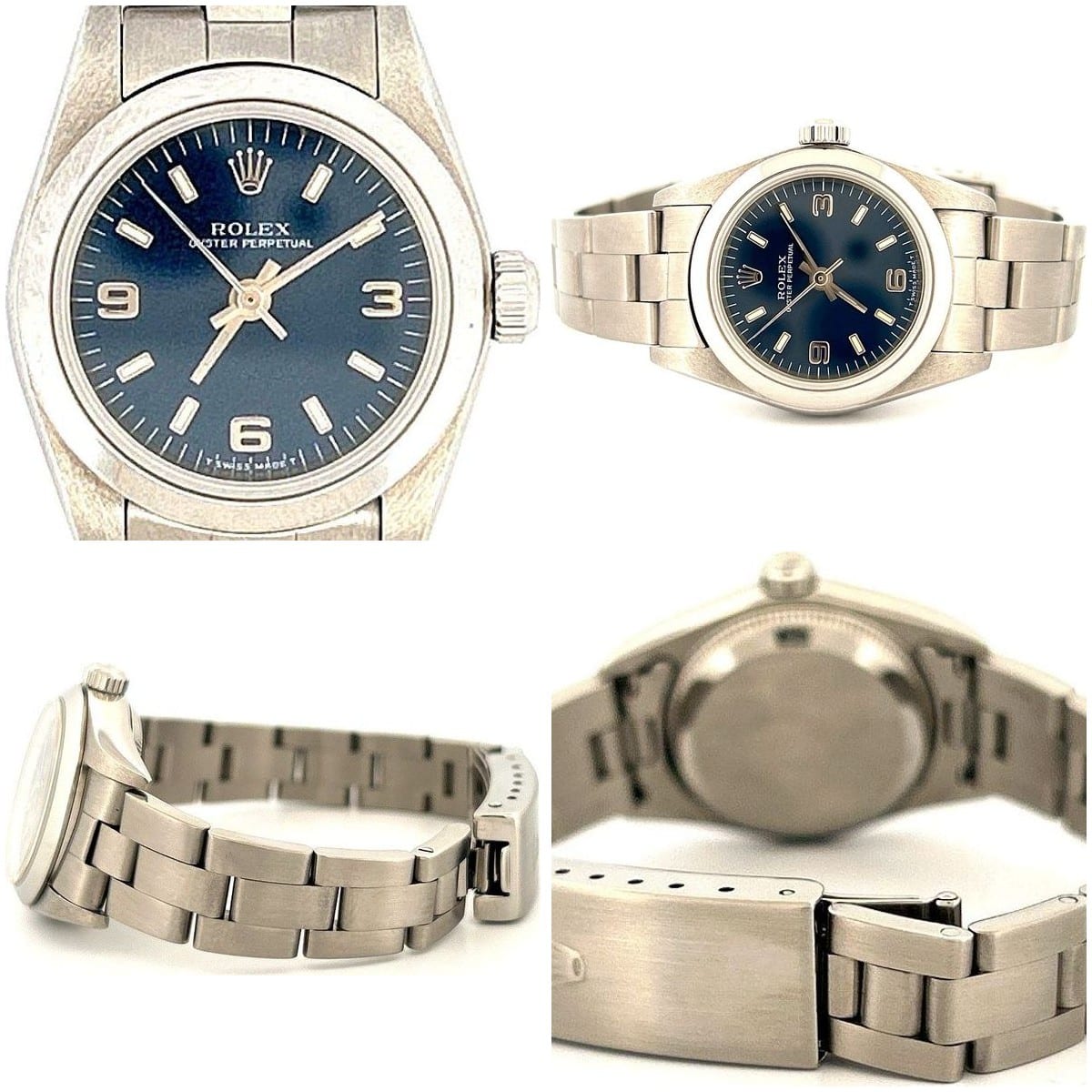 Collage of Rolex Oyster Perpetual watch images