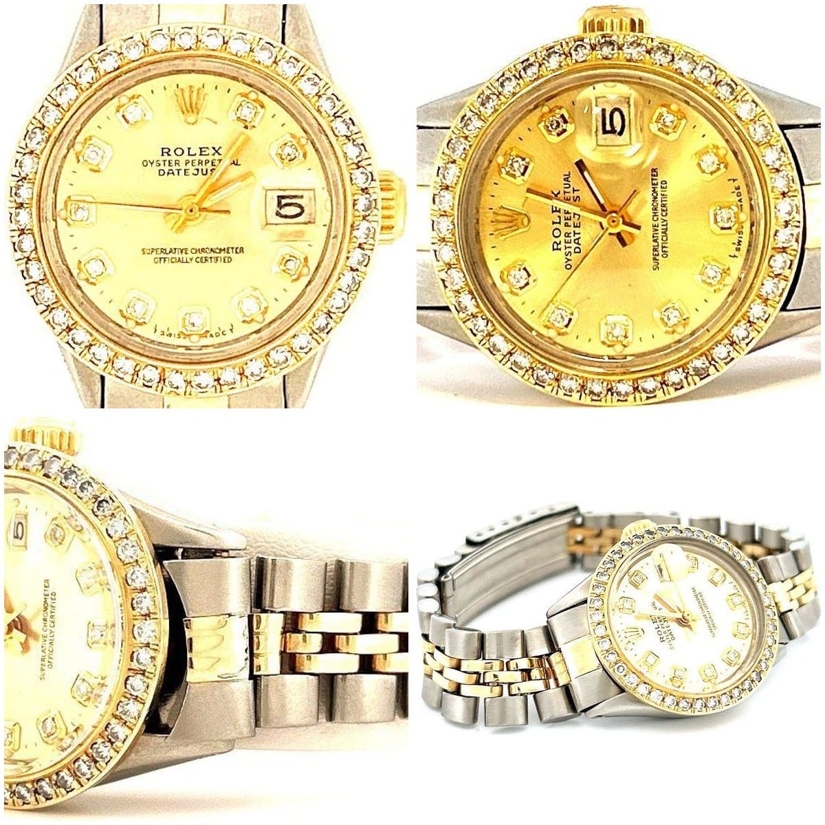 Rolex Ladies Datejust 6517 collage