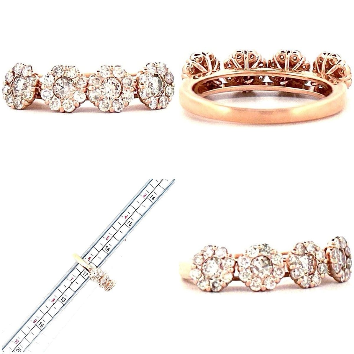 Collage of the ring showcasing its details