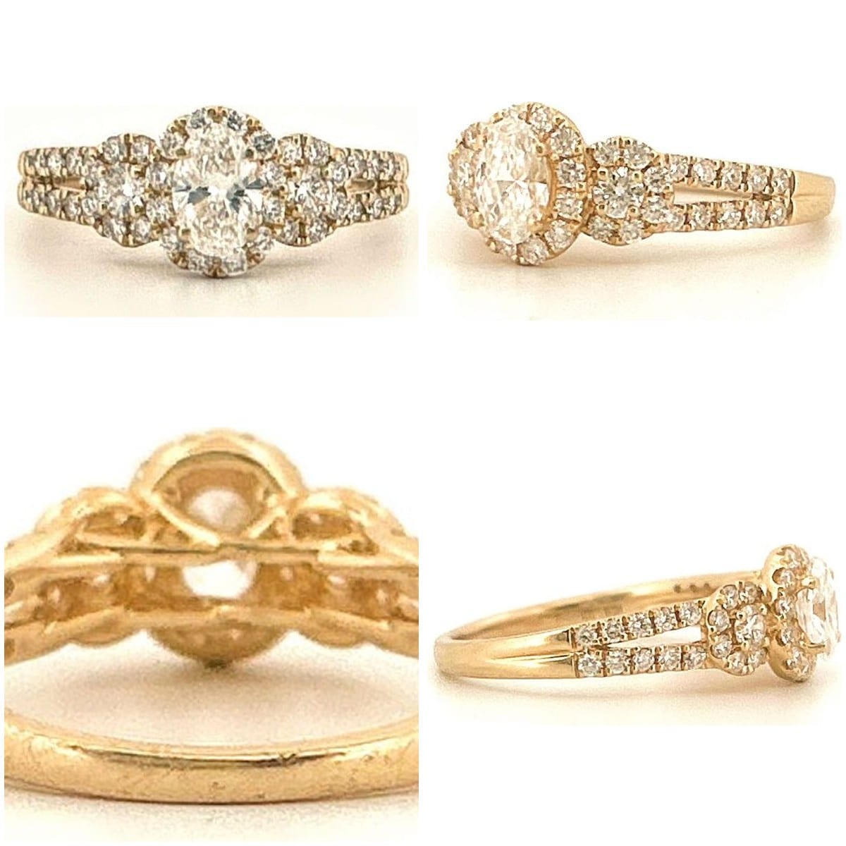 Collage of the ring's design details