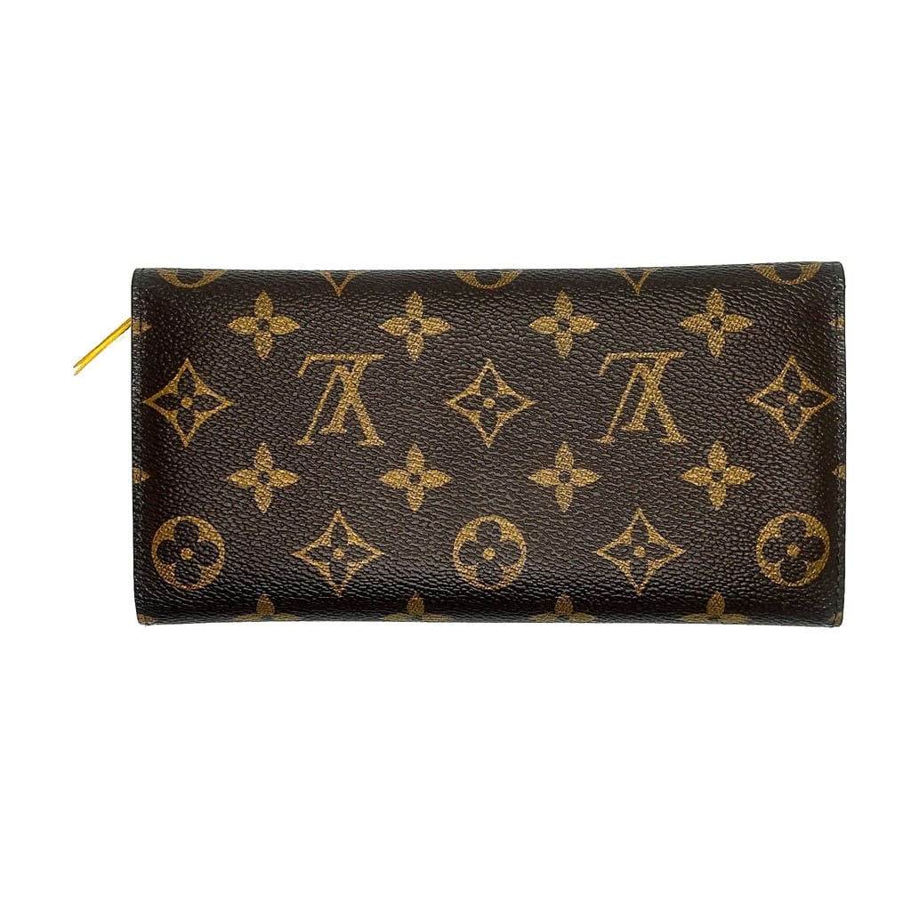 Interior view of the Josephine Wallet showing Yellow Mimosa lining
