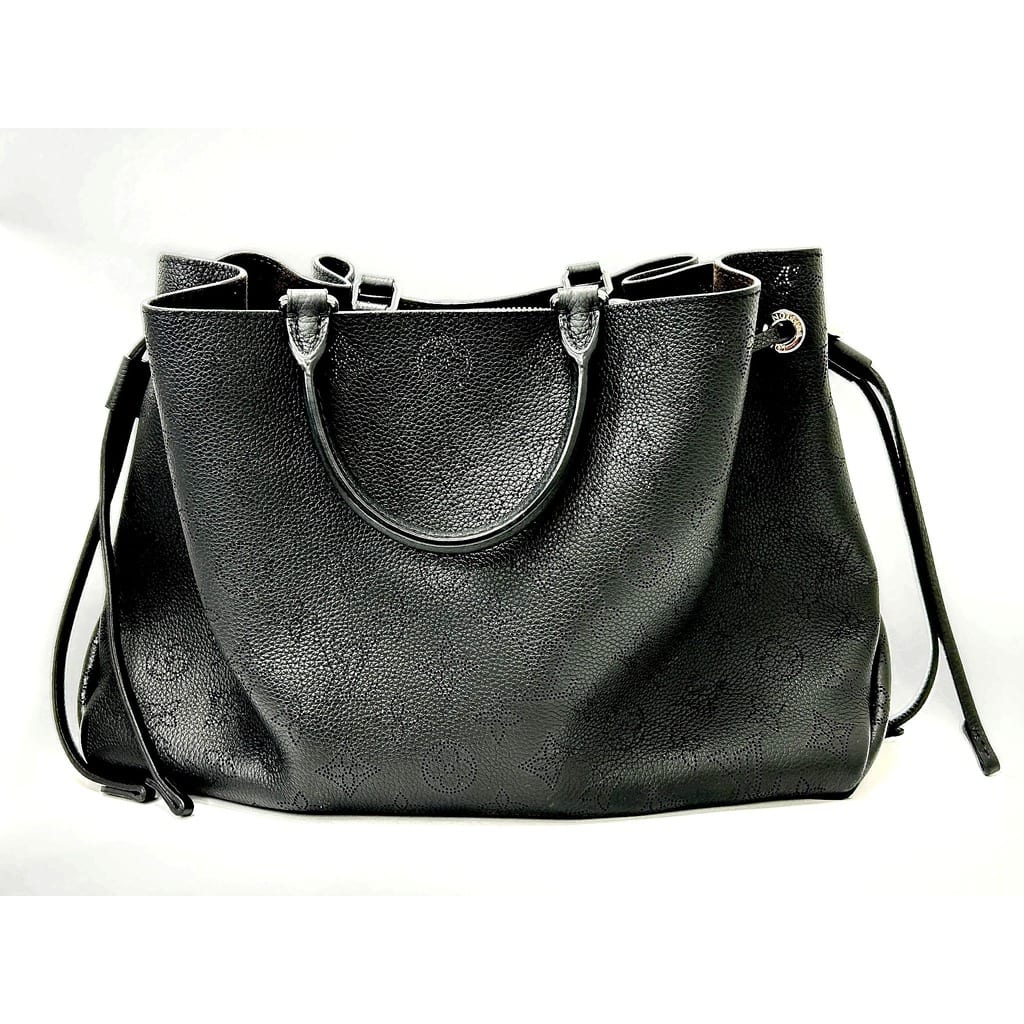 Interior view of Louis Vuitton Mahina Bella Tote