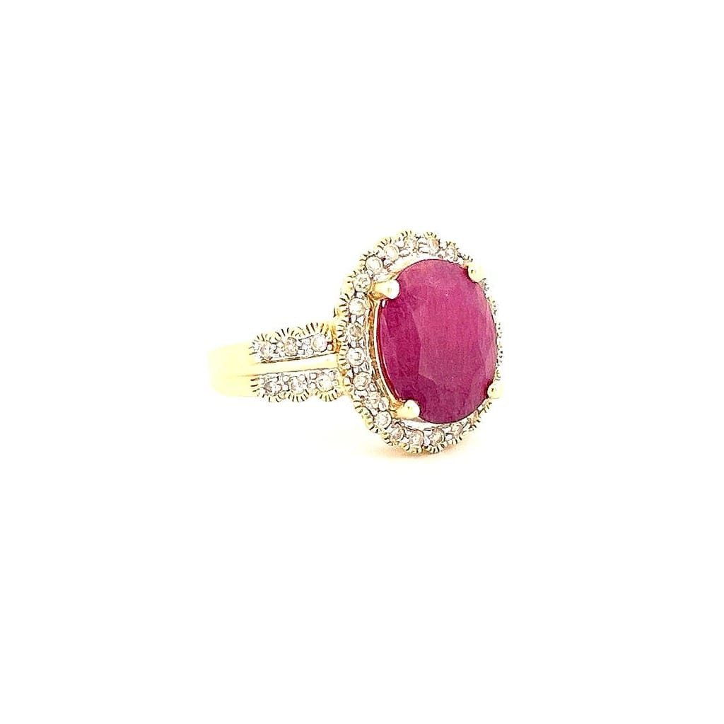 Ring on display at the store