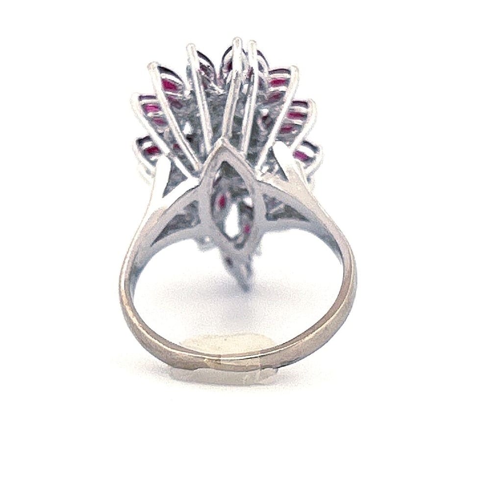 Ring in a jewelry box ready for purchase.